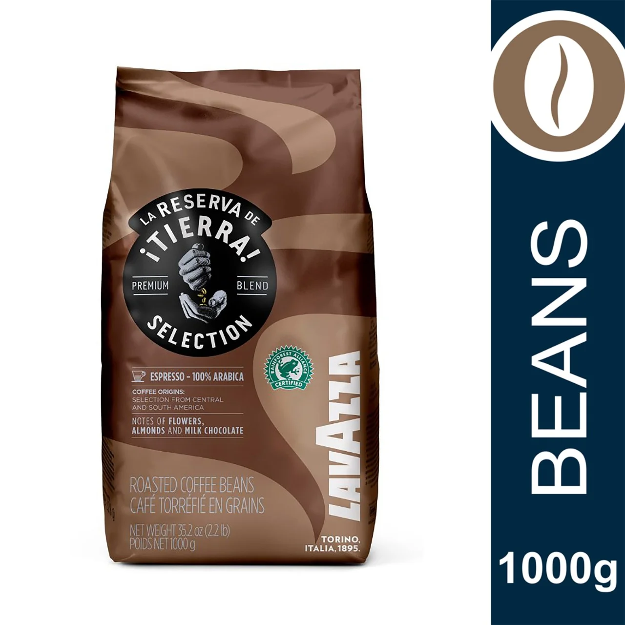 Café en grains Voix de la Terre 1Kg – Lavazza