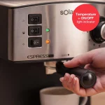 Cafetière Expresso 19 bars CE4480 Espresso Dosette et Moulu - SOLAC