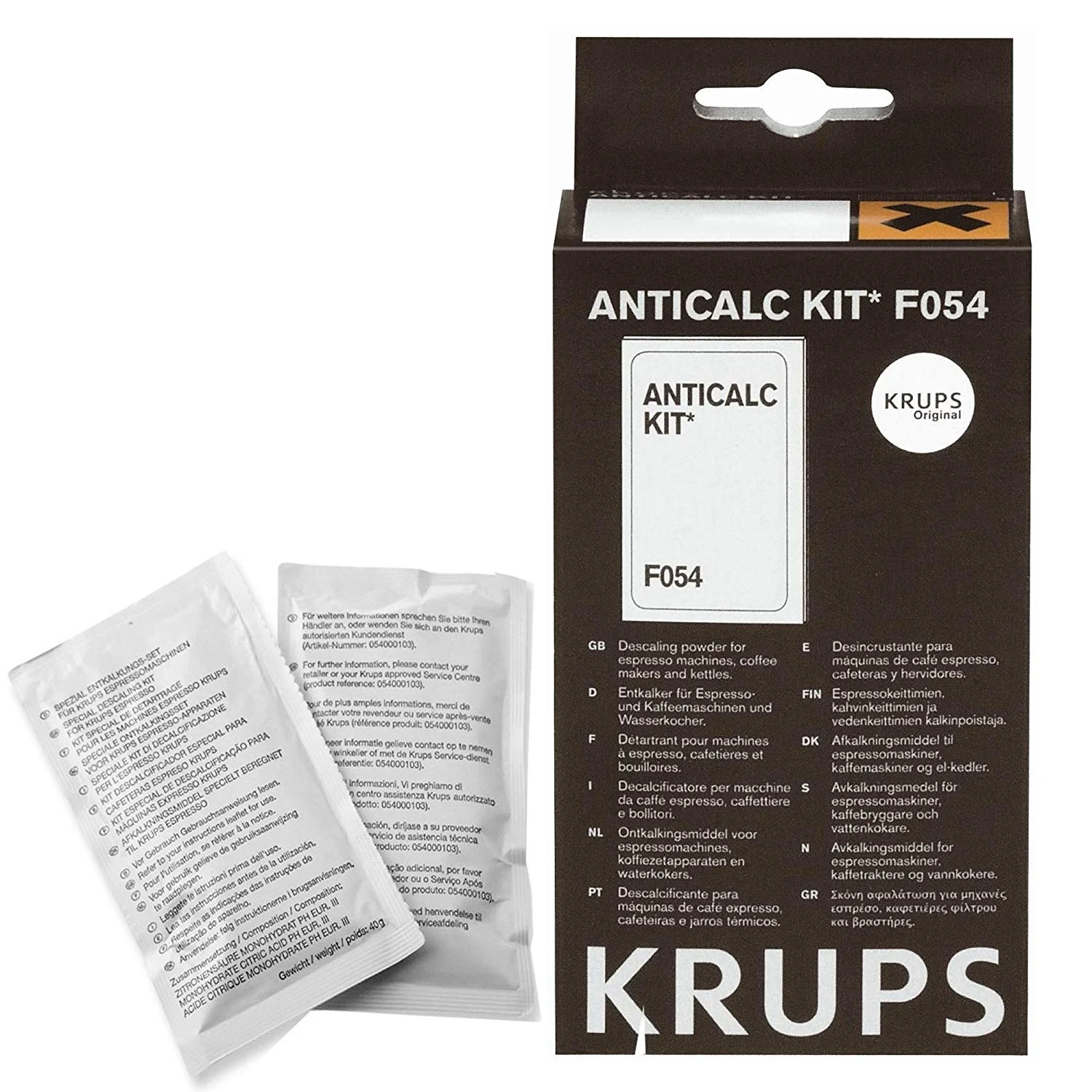 Détartrant Poudre pour Machines à Café 2 Sachets – KRUPS