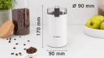 Moulin à Café 75g Lames en Acier inox TSM6A011W - BOSCH