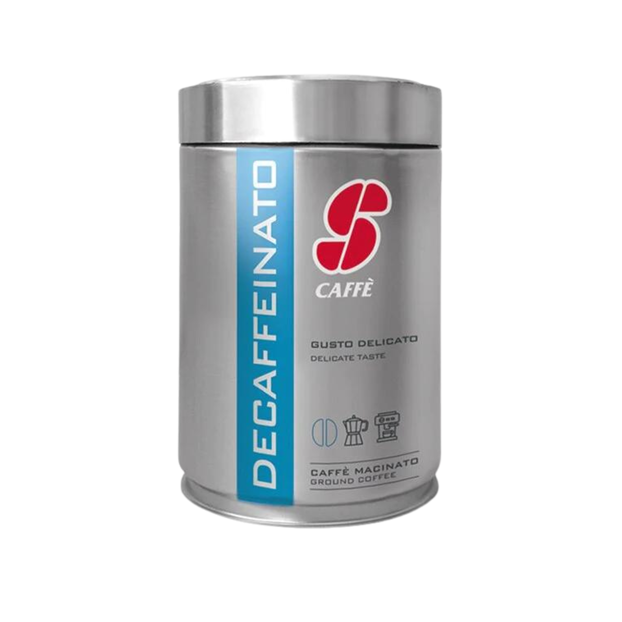 DECAFFEINATO LATTA 250g – Essse Caffè Café Moulu DECAFFEINATO LATTA 250g – ESSSE CAFFE