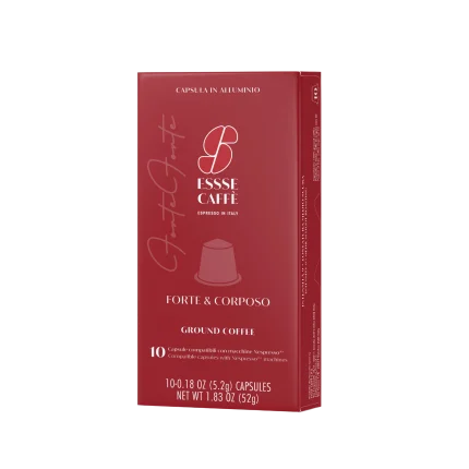 Capsules FORTE FORTE – Compatible Nespresso® – 10 Capsules – ESSSE CAFFE