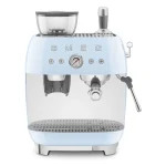 Machine à café Espresso Avec Broyeur 20 bars - SMEG Bleu Azur