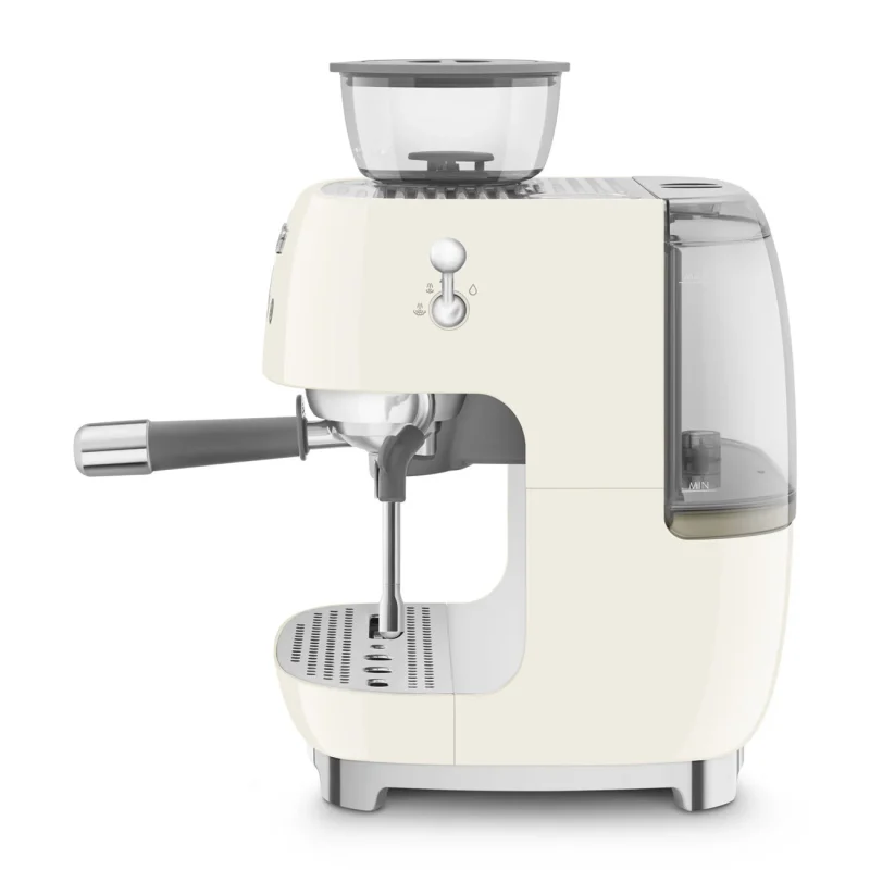 Machine à café Espresso Avec Broyeur 20 bars - SMEG Crème