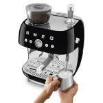 Machine à café Espresso Avec Broyeur 20 bars - SMEG Noir