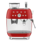 Machine à café Espresso Avec Broyeur 20 bars - SMEG Rouge