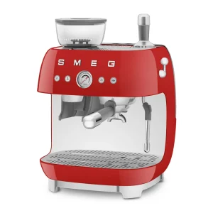 Machine à café Espresso Avec Broyeur 20 bars - SMEG Rouge