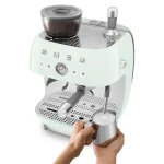 Machine à café Espresso Avec Broyeur 20 bars - SMEG Vert d'Eau